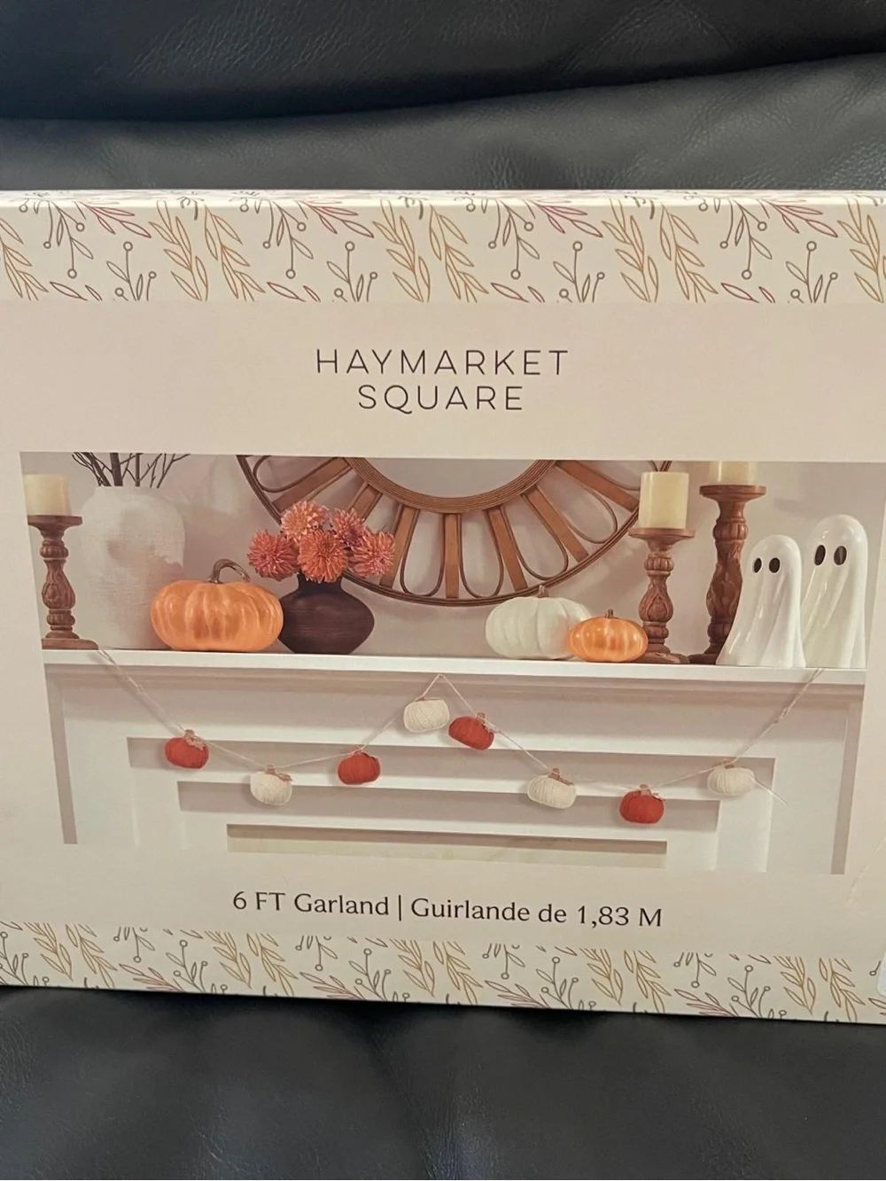 Thanksgiving Haymarket Square Pumpkins Garland - Thanksgiving Pumpkins Garland